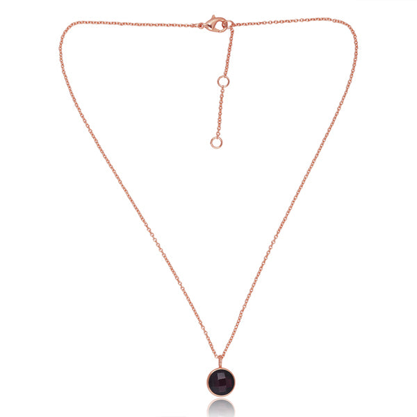 Rustic Romance Garnet Necklace (Semi-Precious Stones) – The Chandi Studio